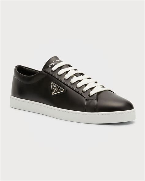 prada spazzolato sneakers|Prada Men’s Lane Spazzolato Leather Sneakers .